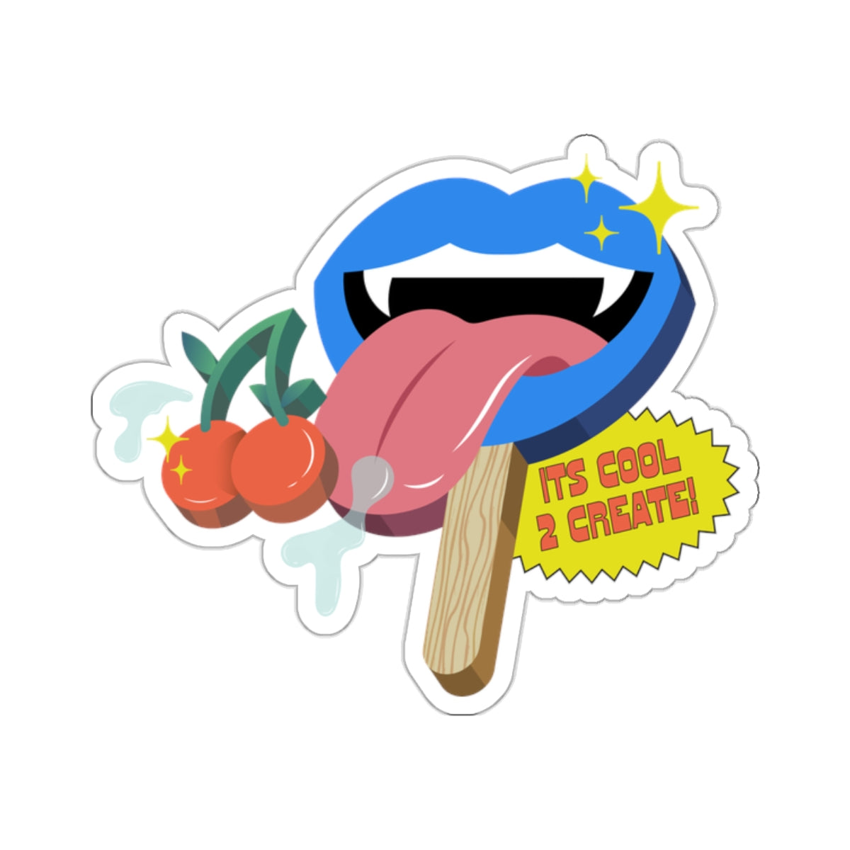 Cool 2 Create Popsicle Sticker 2x2"