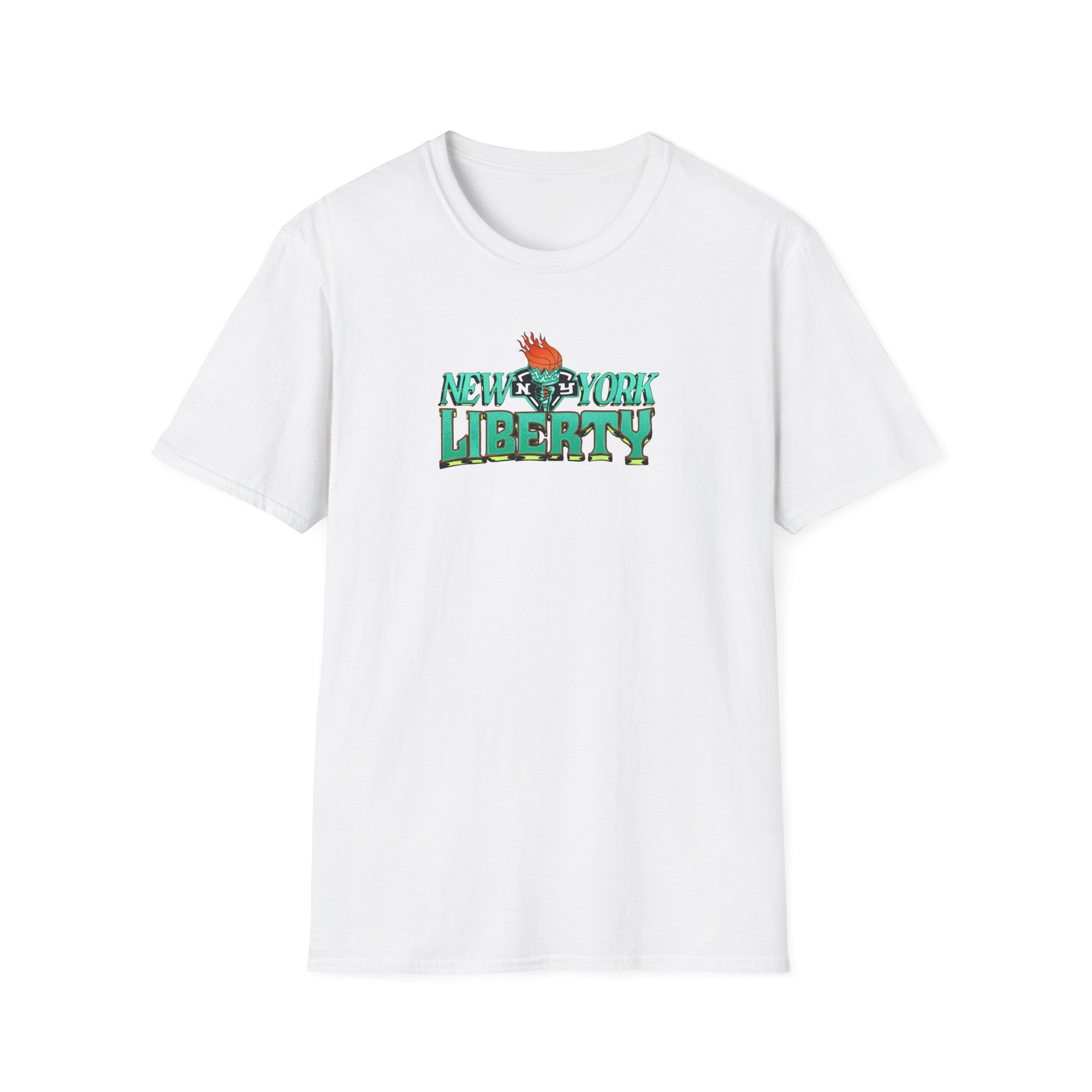 New York Liberty T Shirt, Jade or White, Unisex | NYL x Chickofalltrade