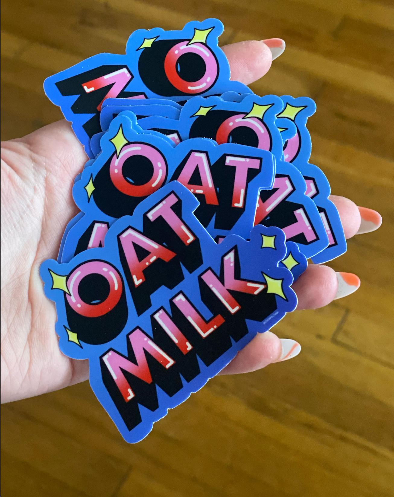 Oat Milk Sticker