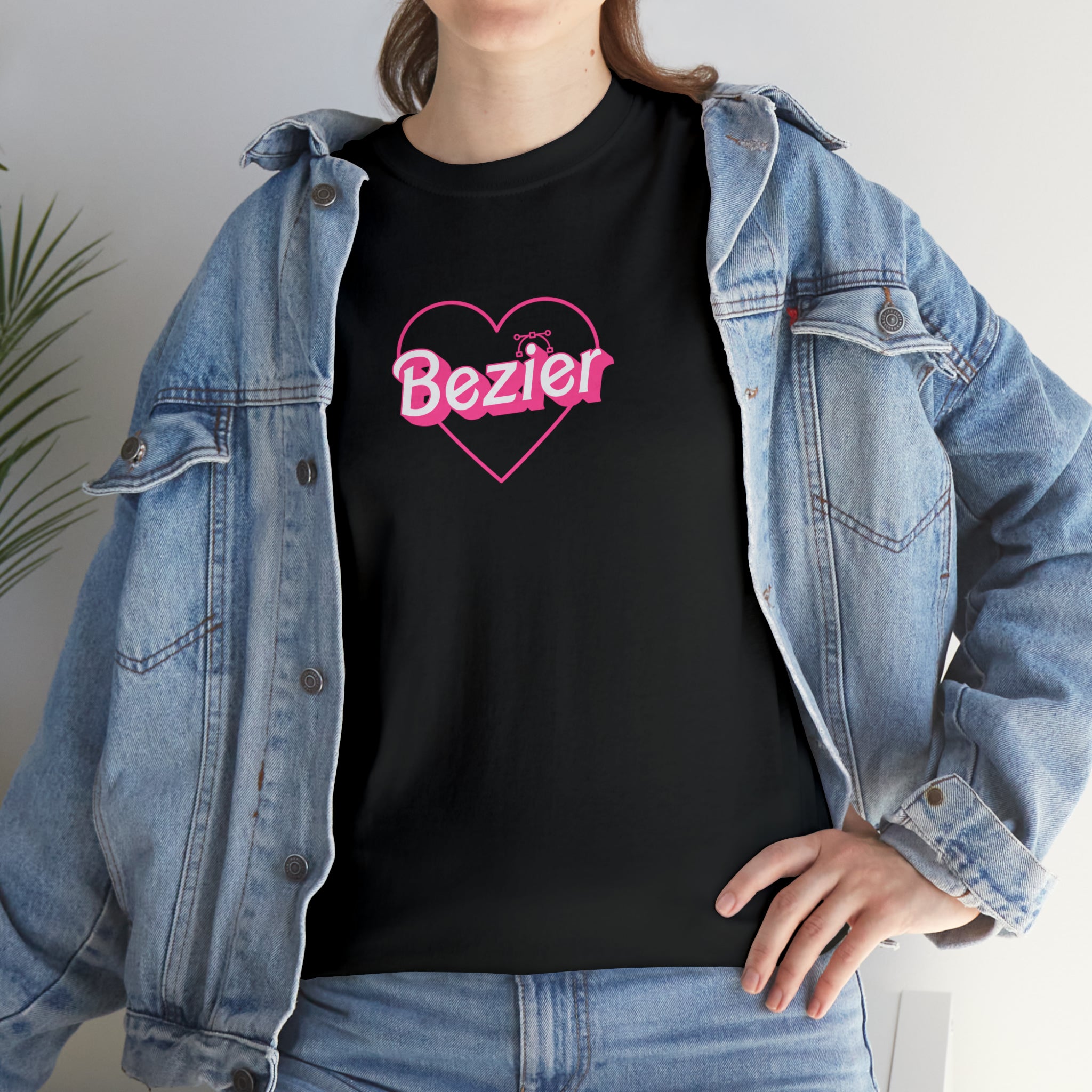 Bezier Girl in a Bezier World T Shirt Unisex