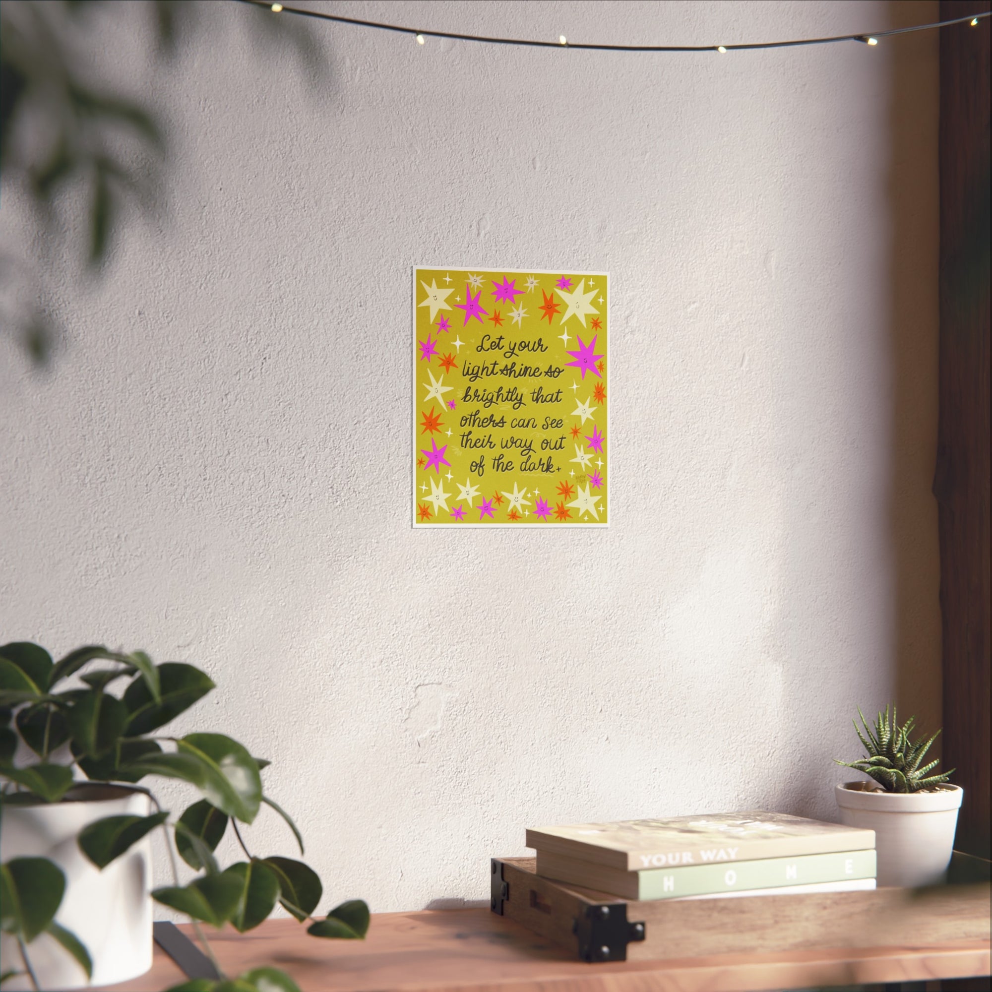Let Your Light Shine Fine Art Print 8x10"