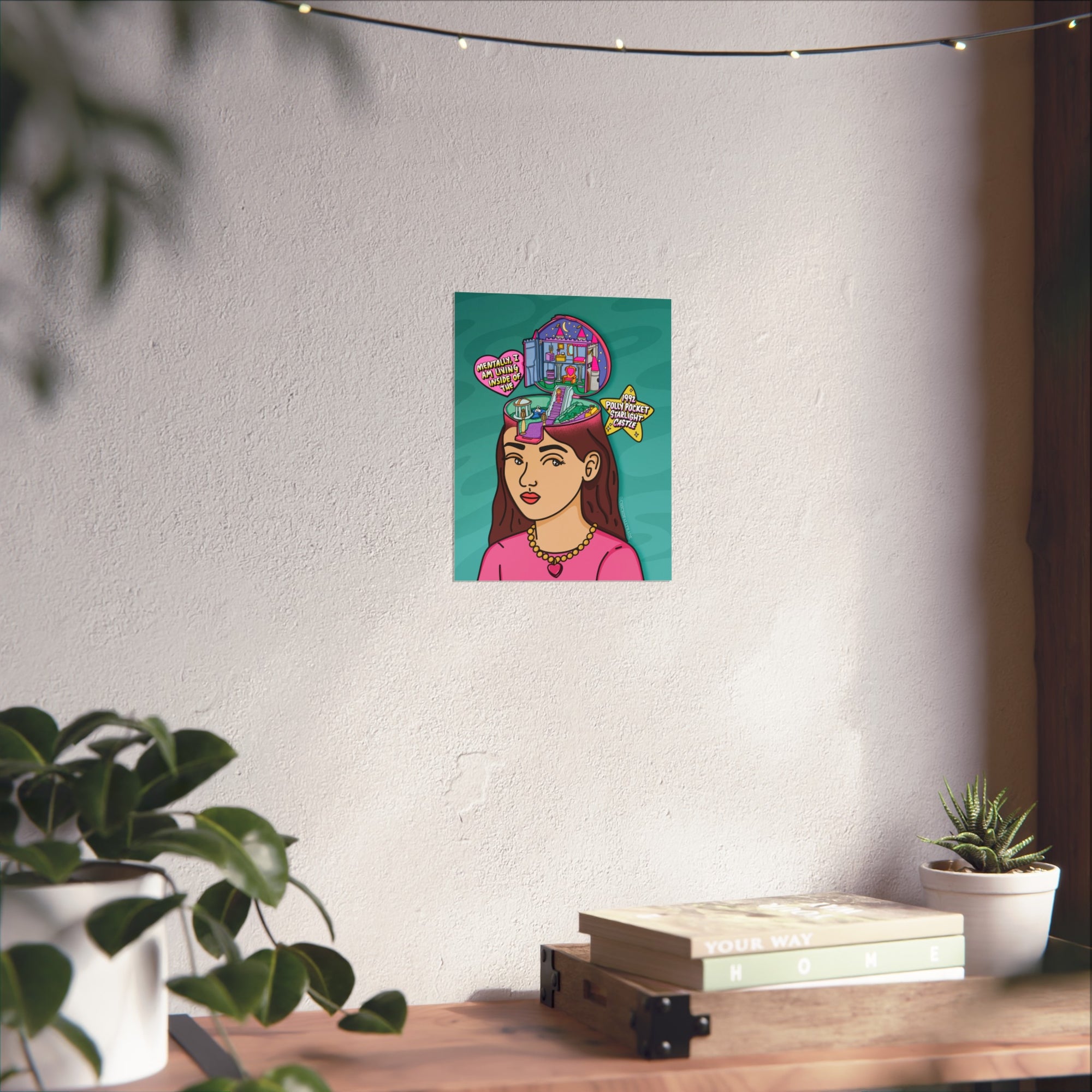 Starlight Castle Polly Pocket Fine Art Print 8x10"