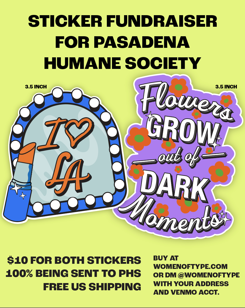 Sticker Pack, Emergency Fundraiser for LA Fires