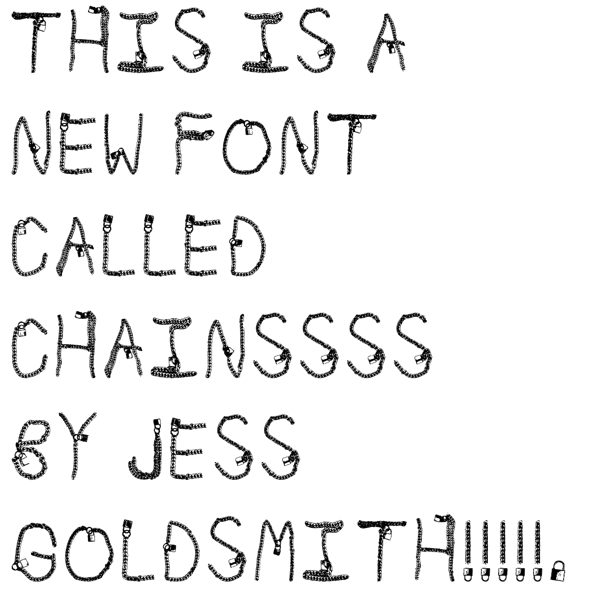 CHAINSSS Font