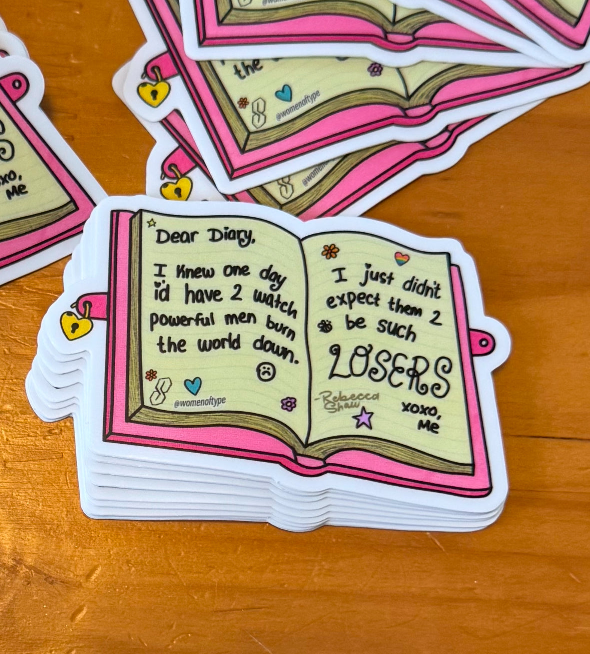 Dear Diary Sticker